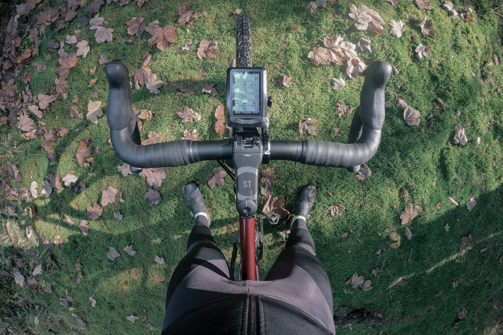 Kokpit roweru gravel